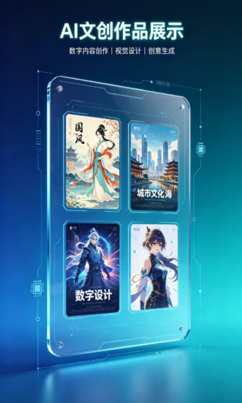 蓝图娱乐AI文创数字创意内容服务展示