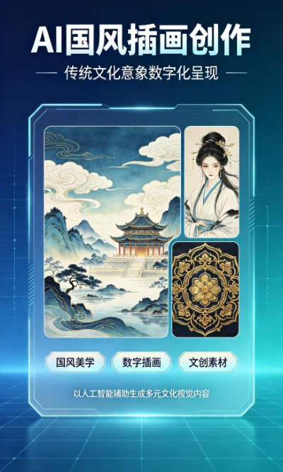 AI 国风插画创作